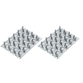 Zinc Timber connector (L)70mm (W)50mm , Pack of 4