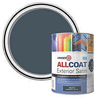 Zinsser AllCoat Anthracite Satinwood Multi-surface paint, 1L