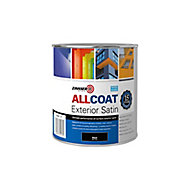 Zinsser AllCoat Black Multi-surface paint, 1L