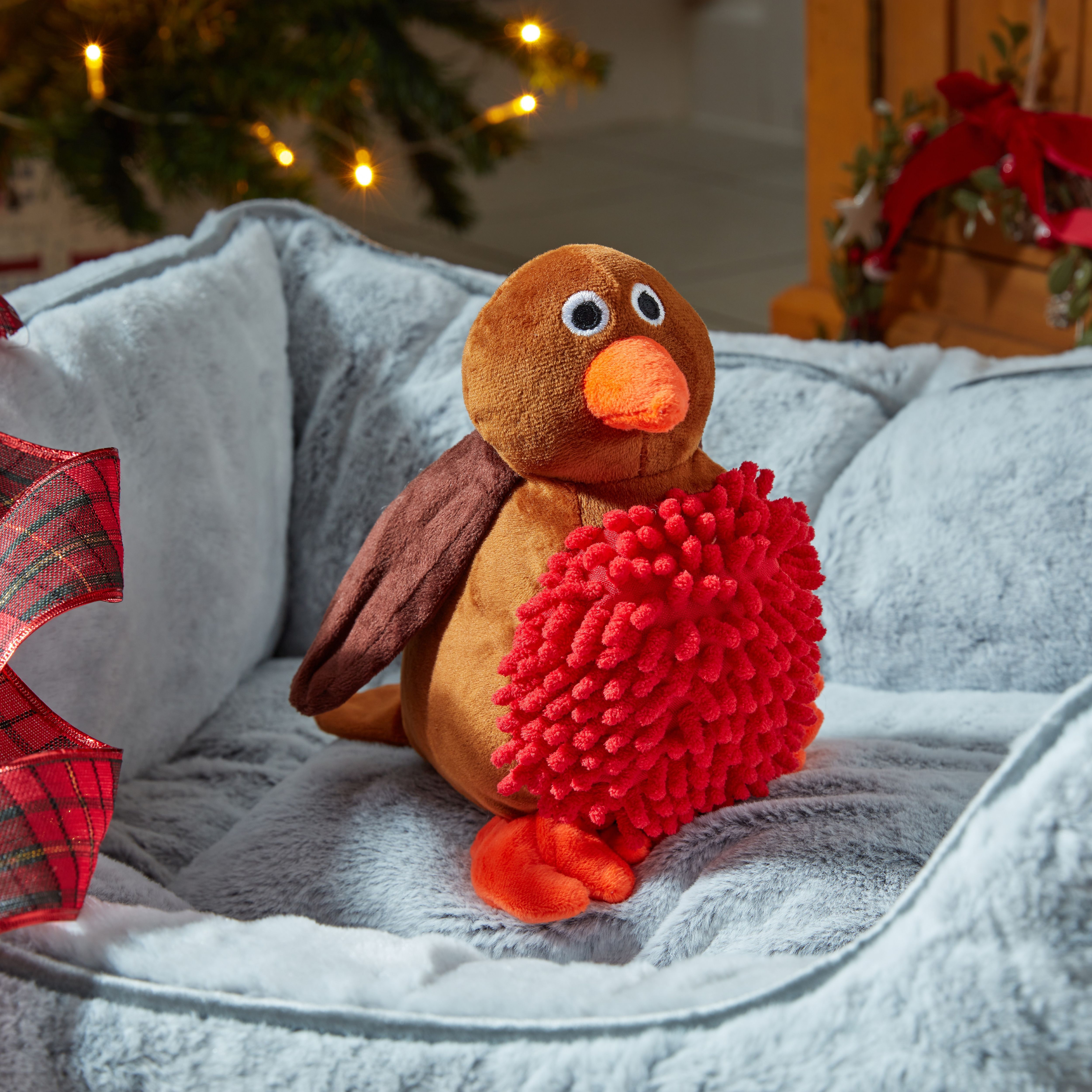 Zoon Christmas Robin Dog Toy