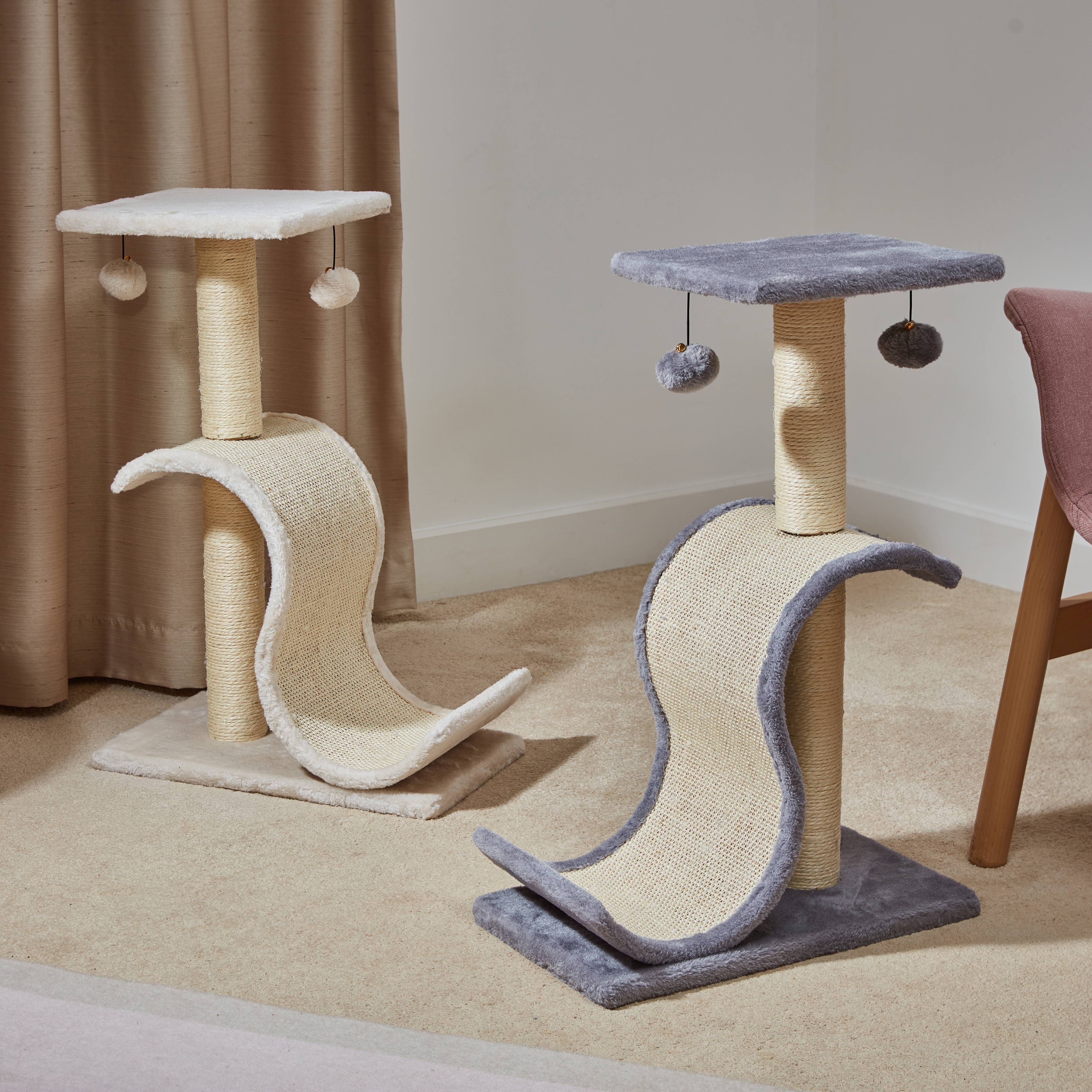 Zoon Freestanding Cream Scratching post - 65cm
