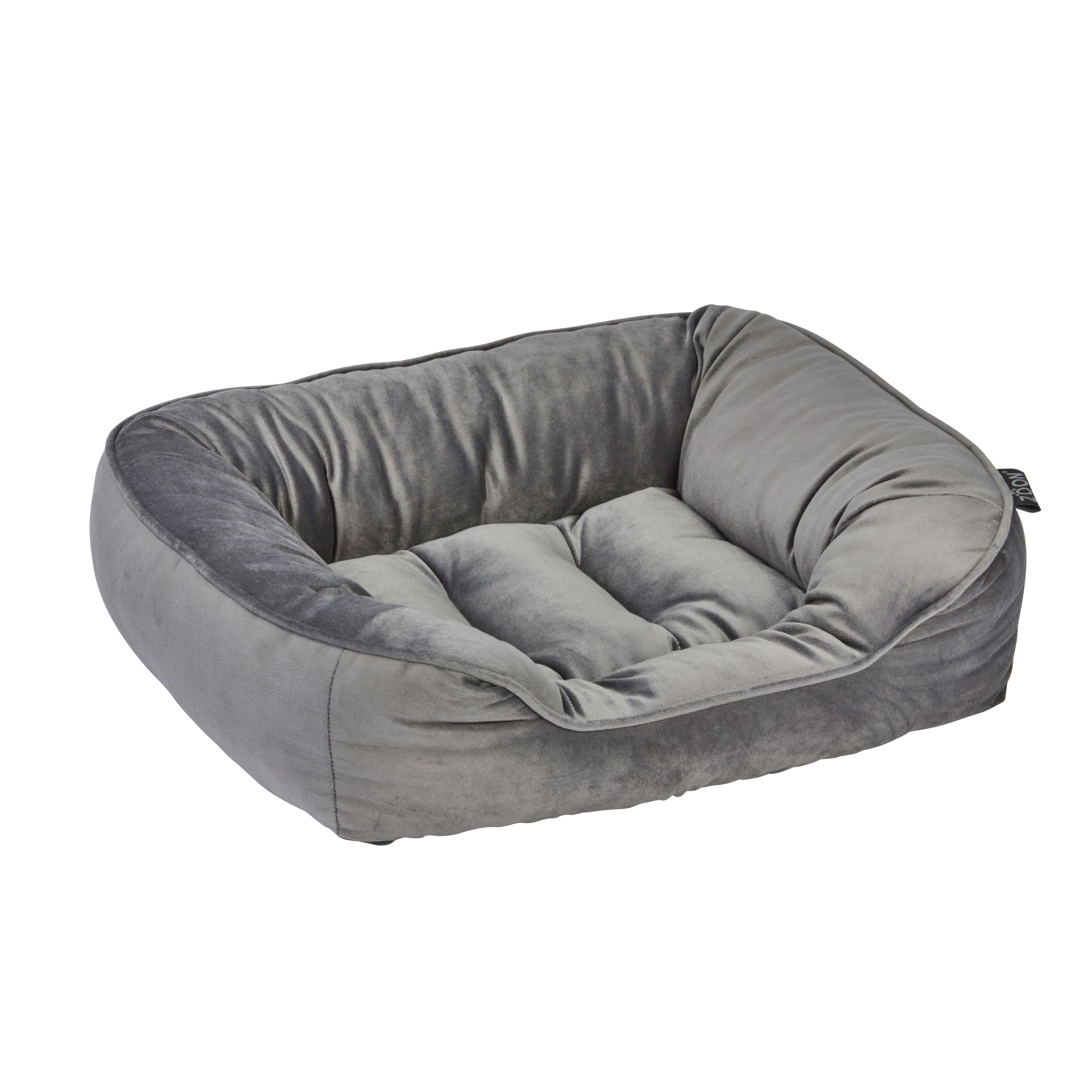 Zoon Komfort Grey Fabric Dog bed (W)50cm (D)60cm Medium