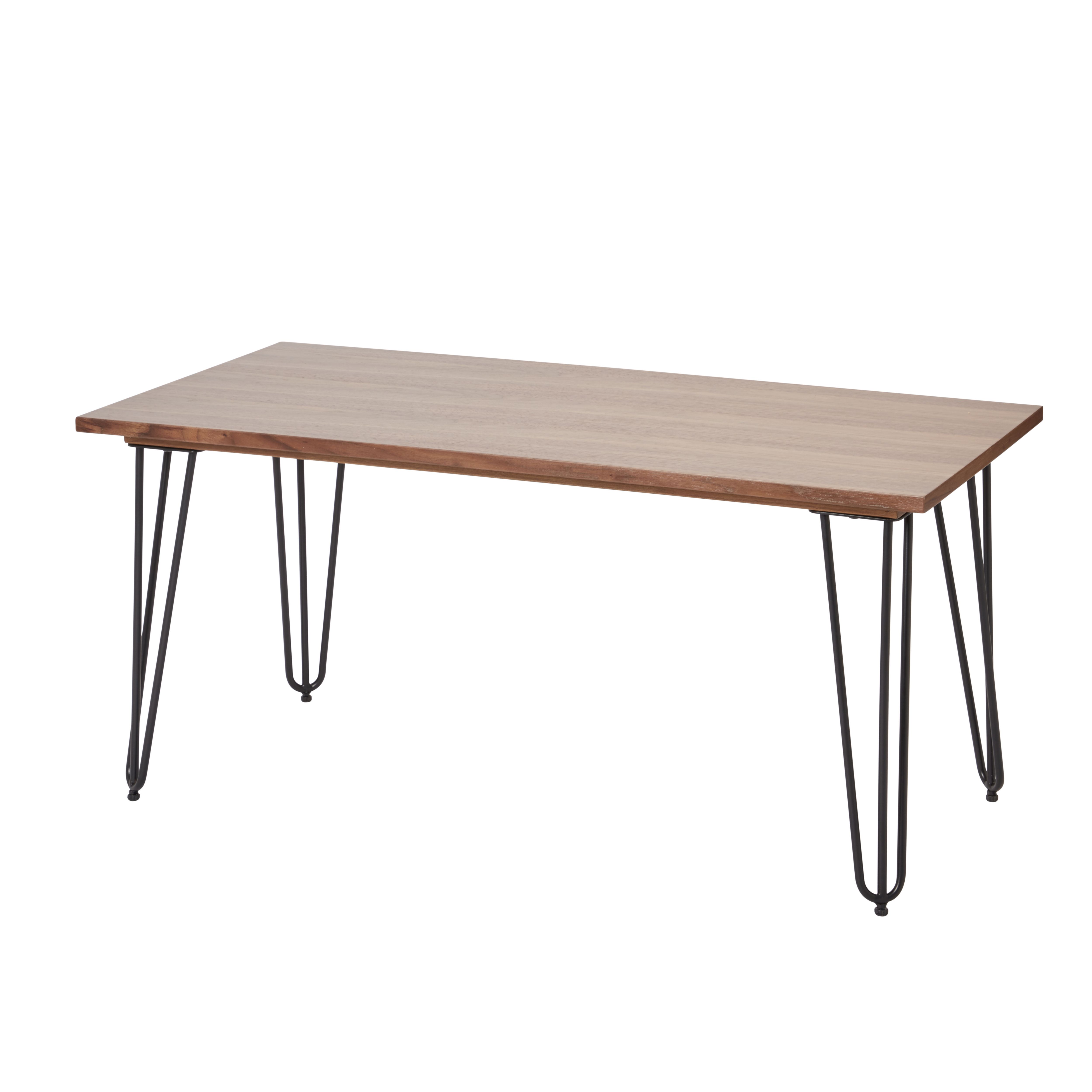 Zorras Matt walnut effect Coffee table (H)45cm (W)100cm (D)50cm