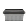 Zunthor Heavy duty Grey Functional 38L Plastic Stackable Storage box & Lid