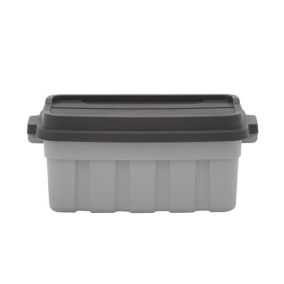 Zunthor Heavy duty Grey Functional 38L Polypropylene Stackable Nestable Storage box