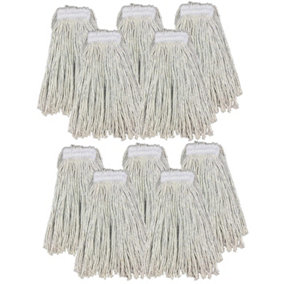 (10 Pack) Kentucky Cotton Mop Head Replacement - Large Size