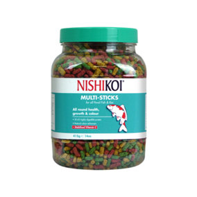 (415g, May Vary) Nishikoi Multisticks Pond Fish Food