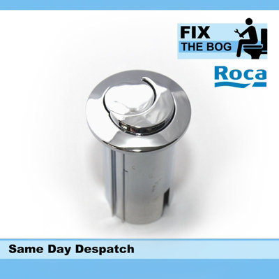 (AH0001700R) ROCA D2D New Style Dual Flush Long Flush Half Moon PUSH ...