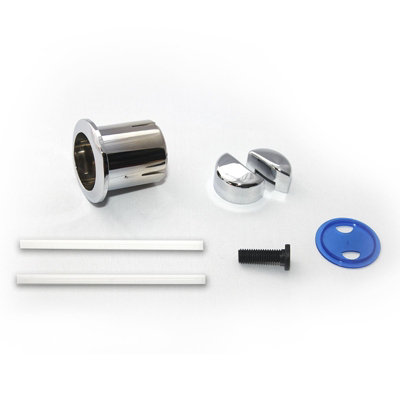 (AH0002100R) Roca Genuine Old Style Dual Flush Push Button D1D CHROME ...