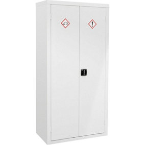 & Alkali Substance Cabinet - 900 x 460 x 1800mm - 2 Door - 2-Point Key Lock