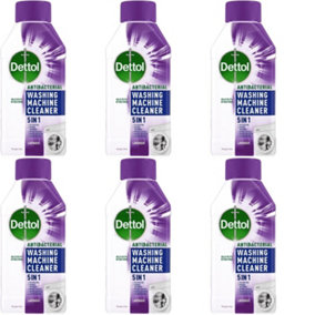 (D) Dettol Washing Machine Cleaner  Lavender 250ml (Pack of 6)