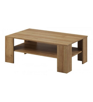  Elegant Sky Coffee Table H380mm W1030mm D680mm in Riviera Oak - Timeless Living Room Centrepiece