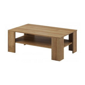  Elegant Sky Coffee Table H380mm W1030mm D680mm in Riviera Oak - Timeless Living Room Centrepiece