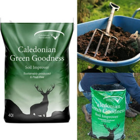 'Green Goodness' Peat Free Compost - 40L Bag - Environmentally Friendly Compost