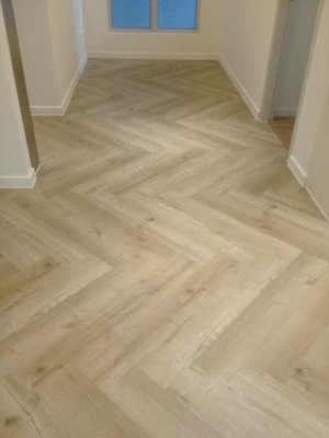 (JH05 Oak) 36pcs/5m² Luxury Vinyl Tiles LVT DRY BACK Wood Look Flooring Kitchen Bathroom - 8
