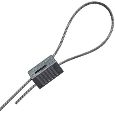 (Pack of 10) KL100 Zip-Clip Rize Steel Rope Grip (1.5mm - 2.3mm wire)