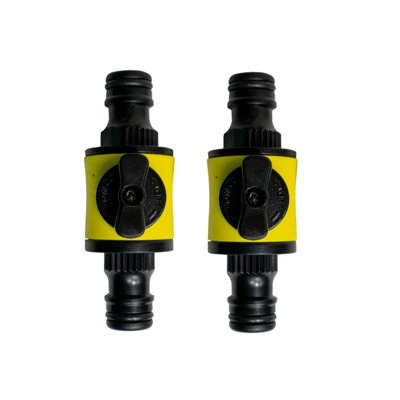 (PACK OF 2) In-line tap/water flow control,allows you to adjust or turn ...