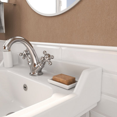(PACK OF 5) Niche Tiles Trendy Bright White 1.5cm. x 30cm. Cast Stone Pencil Bullnose Border Wall Tile Trim