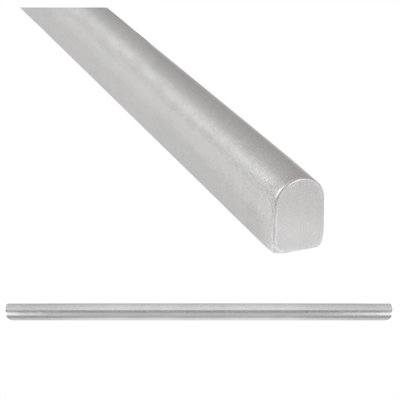 (PACK OF 5) Niche Tiles Trendy Metal Nickel 1.5cm. x 30cm. Pencil Bullnose Border Wall Tile Trim