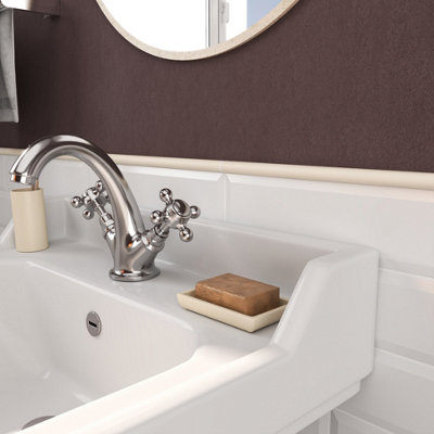 (PACK OF 5) Niche Tiles Trendy Soft Cream 1.5cm. x 30cm. Cast Stone Pencil Bullnose Border Wall Tile Trim