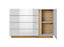  Spacious and elegant chest of drawers with hinged door and shelf ARCO (H)910mm (W)1390mm (D)400mm