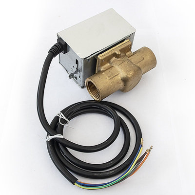 (ZV3/4) 2 Port 3/4 BSP female Compression Heating Water Motorised Zone ...