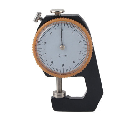 0-10mm Flat Head Thickness Gauge with 0.1mm Dial for Accurate Thickness Measurement