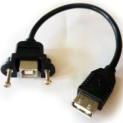 0.14m USB Female to USB Socket Coupler Joiner Patch Cable Printer Mini ...