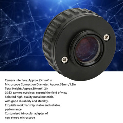 0.35X CTV Microscope Lens Camera Adapters for Trinocular Stereo Microscopes