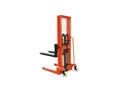 0.5 Ton x 1.1 Metre Manual Hand Stacker - 500KG Fork Pallet Truck Manual