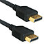 0.5m DisplayPort Male to Plug Video Cable V1.2 GOLD Monitor Lead Display Port
