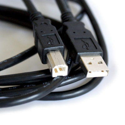 0.5m USB 2.0 Type A Male - USB Mini Type B Male Black PVC Cable
