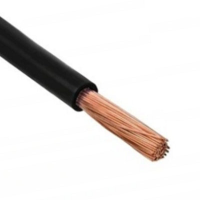 0.5mm² Tri-Rated Cable Wire BS6231, PVC Insulated Class 5 Wire for Control Panels, Switchgear & Instrumentation (100M Roll, BLACK)