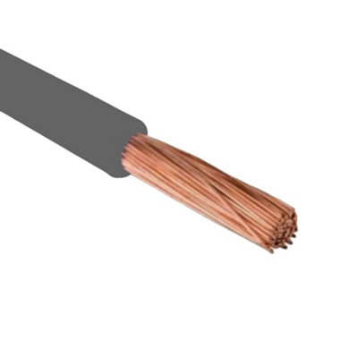 0.5mm² Tri-Rated Cable Wire BS6231, PVC Insulated Class 5 Wire for Control Panels, Switchgear & Instrumentation (100M Roll, GREY)