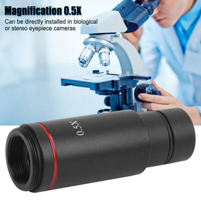0.5X C-Mount Microscope Camera Adapter for AmScope CCD with Shrink Lens