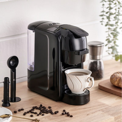 0.6 L Black 3 in 1 Espresso Coffee Machine Easy to Operate for Travel Mug - 5