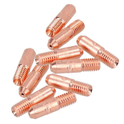 0.6mm Mini Contact Tips 10pk Hobby Welding Torch Welder MIG Gas M5 Thread