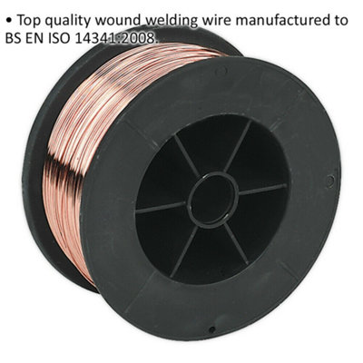 0.7kg Mild Steel MIG Welding Wire - 0.8mm A18 Grade - Wound Welding Wire Reel