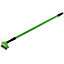 0.8m to 1.4m Adjustable Length Steel Wire Decking Weed Brush - Telescopic Handle Heavy Duty Scraper