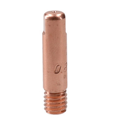 0.8mm Mig Welding Welder Round Contact Tips for MB15 Euro Torches 10pk