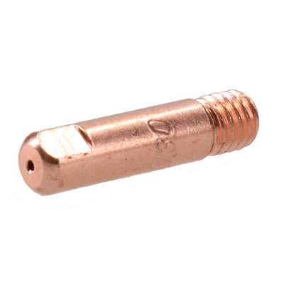 0.8mm Mig Welding Welder Round Contact Tips for MB15 Euro Torches 10pk - 3