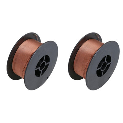 0.8mm Mild Steel Mig Welder Welding Wire Spool Gas Argon CO2 1.0kg Reel 2pk