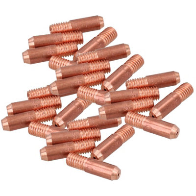 0.8mm Mini Contact Tips 25pk Hobby Welding Torch Welder MIG Gas M5 Thread