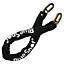 0.9 Metres x 10mm Square Link Heavy Duty Bike Security Chain with Nylon Cover