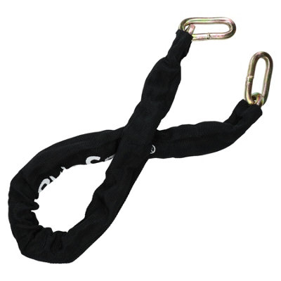 0.9 Metres x 8mm Square Link Heavy Duty Bike Security Chain with Nylon Cover - 3