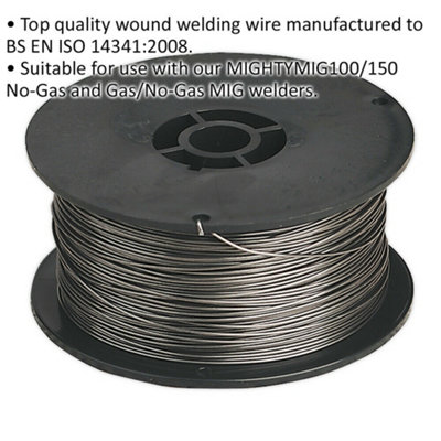 0.9kg Flux Cored MIG Welding Wire - 0.9mm Diameter - Wound Welding Wire