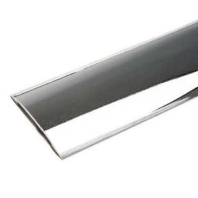 0.9m Superior Chrome Euro Door Plate Threshold