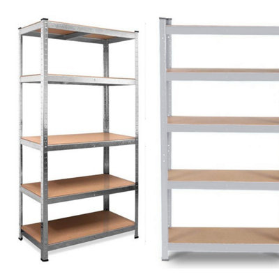 0.9m x 1.8m 5 Tier Heavy Duty Metal Shelving Storage Racking Unit