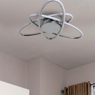 Pagazzi Lighting Light Pagazzi Ing Pagazzi Jaxson Led Flush Polished Chrome Ceiling