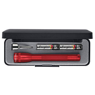 Image of Mini Maglite Aaa 2 Cell Led Flashlight Boxed - Red
